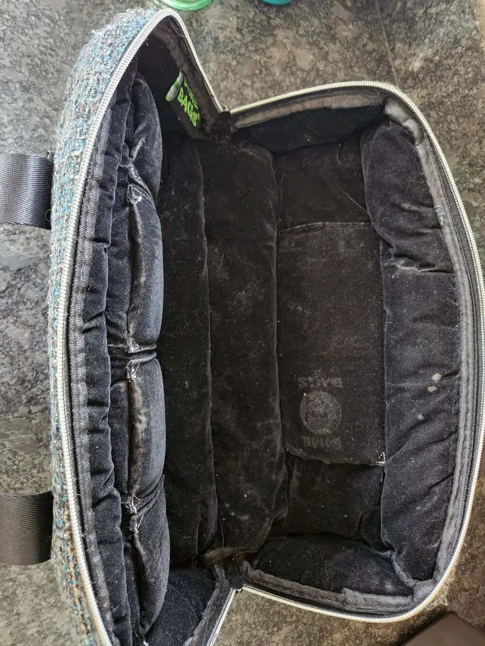 Dime Bags Blue/Grey Padded Duffle Tube - 15”